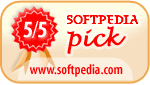 SoftPedia 5 stars and Pick Award
