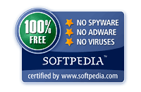 100% FREE award granted by Softpedia